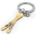 Metalmorphose Ключодържател Metalmorphose, Ski with snowflake charm (MTM151-01)
