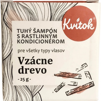 Kvítok tuhý šampon Santalové dřevo 25 g