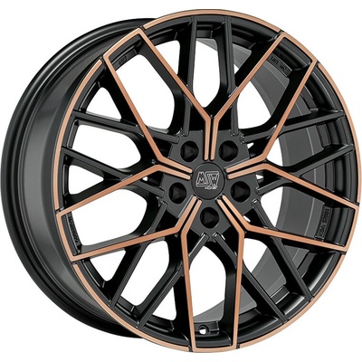 MSW 74 8x18 5x112 ET35 matt black copper polished