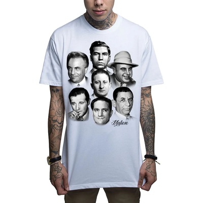 MAFIOSO мъжка тениска mafioso - born killers - БЯЛА - maf067