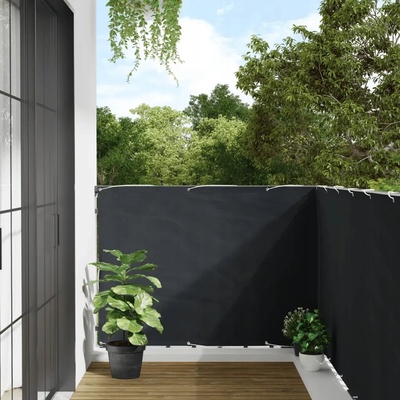 Nabytek XL Balkónová zástěna antracitová 120 x 400 cm oxfordská látka