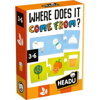 Image 1 of Headu Логически пъзел Headu - Откъде идва (HMU56048)