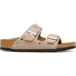 Birkenstock Детски сандали Birkenstock Kid's Arizona Rivet Border Synthetik Sandals - Soft Birki Gray Taupe - размер 28 (702-5449-0211)