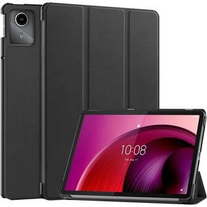 Gigapack Lenovo Tab M11 GIGAPACK Tok стоящ, с кожен ефект, активен FLIP, държач за настолен компютър, ЧЕРЕН GP-155062 (GP-155062)