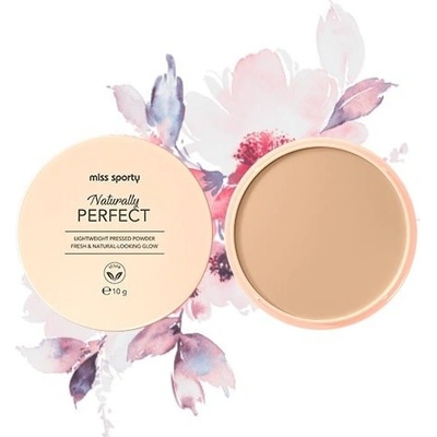 Miss Sporty Naturally Perfect kompaktní pudr 002 Light 10 g