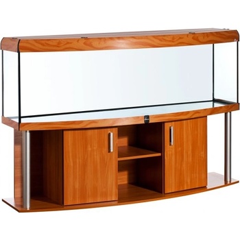 Diversa Comfort LED akvarijní set vypouklý černý 720 l