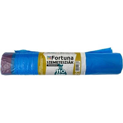 Fortuna Торба за боклук FORTUNA 110L с издърпваща се лента синя 60x100 cm 10 броя 12.01745 (12.01745)