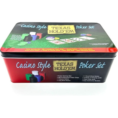 Gamecenter Poker set Style Texas Hold'Em 200 ks