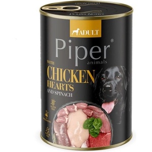 Dolina Noteci Консерва Piper Adult с пилешки сърца и спанак 400 г