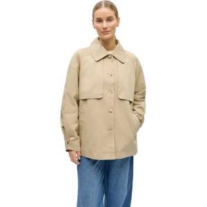 OBJECT Палто Object Paula Regular Trench coat - Beige (Humus)
