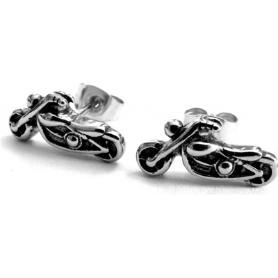 Steel Jewelry náušnice motorka z chirurgické oceli NS090454
