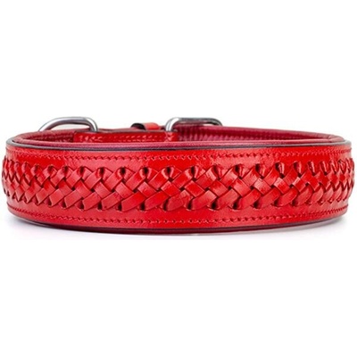 Kay-line kožený obojok Red pepper
