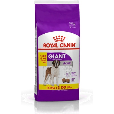 Royal Canin Giant Adult 15+3 kg gratis