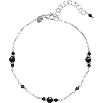Alisia stříbrný náramek s černým spinelem AL4268-Argento-Spinello