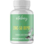 Vitabay Имунитет - Цинк (глюконат) - Zinc-50 Depot, 12.5 mg х 250 таблетки (VB1543)