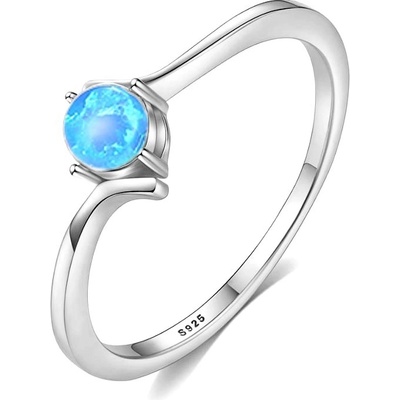Linda's Jewelry Strieborný prsteň Opálové Oko IPR109