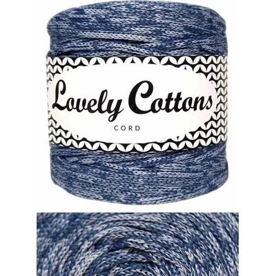 Polyesterová šňůra Lovely Cottons 3mm - Denim