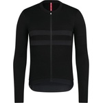 Rapha Фланелка с дълъг ръкав за колоездене Rapha Brevet Long Sleeve Merino Jersey III Cycling jersey - Black / Black (056-4330-0113)