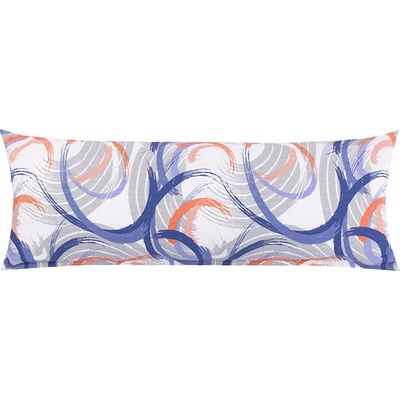 Bellatex POVLAK na relaxační polštář krep Modrá Růžová Šedá 45 x 120 cm