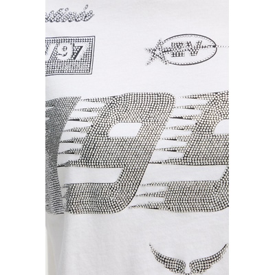 Zadig&Voltaire Памучна блуза с дълги ръкави zadig&voltaire (jwts02836)