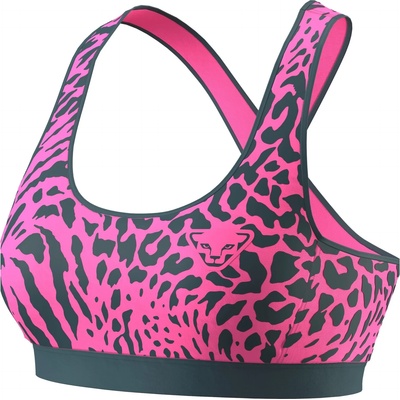 Dynafit Дамски спортен сутиен Dynafit Women's Alpine Graphic Bra Sports bra - Pink Glo / Leo (114-2310-1112)