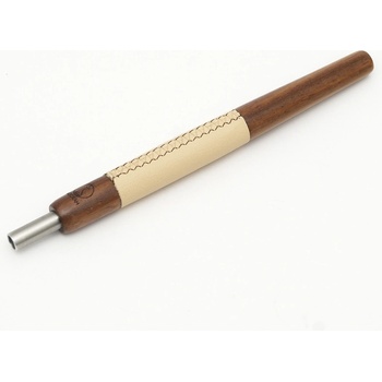 Wookah Náustok IROKO drevo / koža Béžová