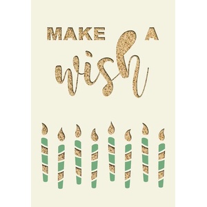 Gespaensterwald Картичка Gespaensterwald Paper Deluxe - Make a Wish (31014)