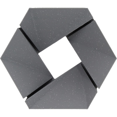 3DJAKE ecoPLA Sparkling Grey - 1, 75 mm / 1000 g (9010707004684)