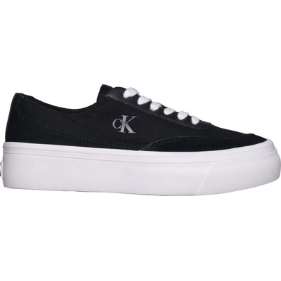 Calvin Klein dámske tenisky VULC FLATFORM LOW CV MIXMG čierna biela