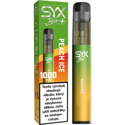 Syx Bar Peach Ice 16,5 mg 1000 potáhnutí
