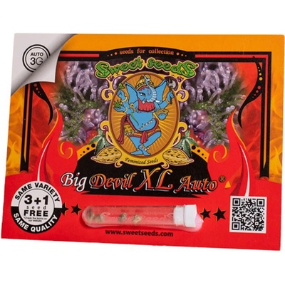 Sweet Seeds Big Devil XL AUTO semienka neobsahujú THC 100 ks