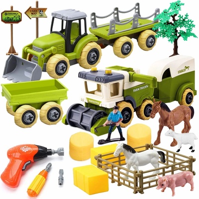 KIK KX5309 Farma s traktorom a príslušenstvom L