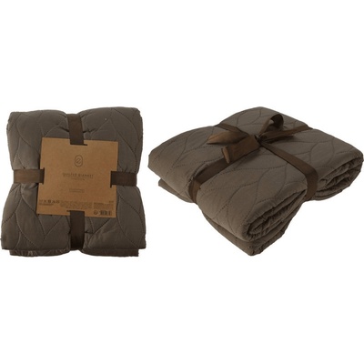 Homestyling Deka prešívaná Premium hnedá 200x220
