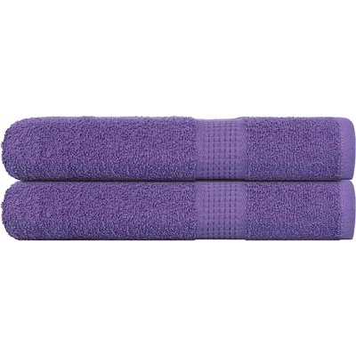 vidaXL Кърпи за сауна FROGN 2 бр. лилави 80x200 см 360 г/м2 (136887)