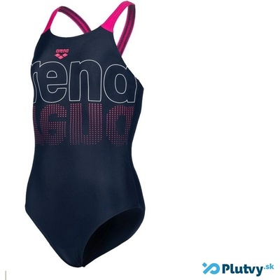 Arena Swim V Back Graphic tmavomodrá
