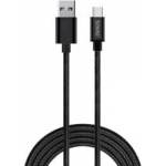 Savio Cable USB 2.0 Savio CL-129 USB A (M) - USB type C (M) 2.1A, braid, 2m, black