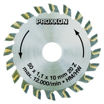 Proxxon 28017 pilové kotouče s tvrdokovovými zuby