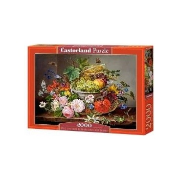 Castorland Puzzles 2000 Still Life with Flowers and FruitCasor