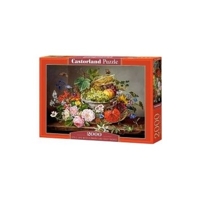 Castorland Puzzles 2000 Still Life with Flowers and FruitCasor