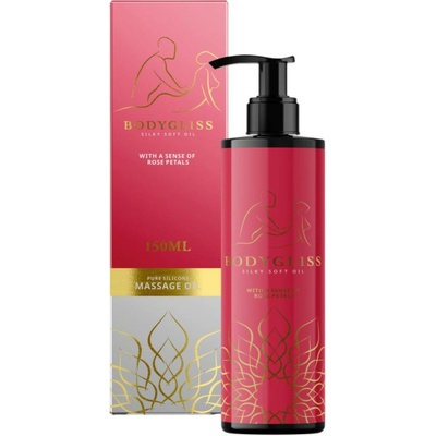 BodyGliss masážní olej a lubrikant růže 150 ml – Zbozi.Blesk.cz