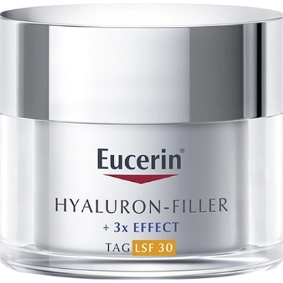 Eucerin Hyaluron-Filler + 3x Effect Day Cream дневен крем против стреене на кожата spf 30 за жени 50 мл