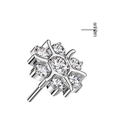 Šperky4U Ozdoba k PUSH IN piercingu TITAN TIT1390-C