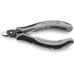 KNIPEX Клещи диагонални резачки, черно-сива ръкохватка 125мм, ESD, с отваряща пружина, Knipex (K7902125ESD)