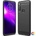 Motorola Moto G8 Удароустойчив Carbon Fiber Калъф и Протектор