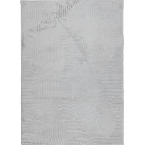  Килим " IZA" с къс косъм, скандинавски вид, сив, 200x280 см