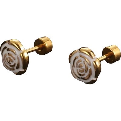 HARAHU Обеци re-23577 - Бяла kp23577 (re-23577)