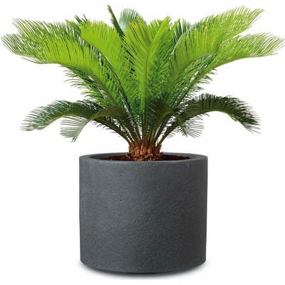 Scheurich Květináč Riva Granit černá 40 cm