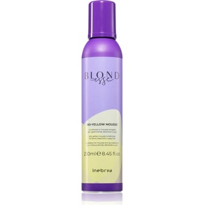 Inebrya BLONDesse No-Yellow Mousse балсам-пяна неутрализиращ жълтеникавите оттенъци 250ml