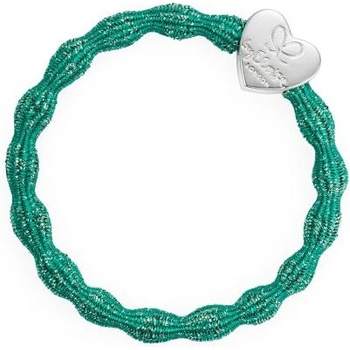 By Eloise London Metallic Silver Heart гривна / ластик за коса