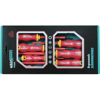 Sada skrutkovačov Whirlpower® 102-306, elektrikárska, 6 dielna, VDE 1000, Ergonomic